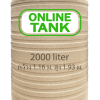 ถังเก็บน้ำบนดิน 2000 ลิตร